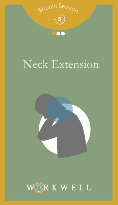 Example Workwell Card: Neck Extension